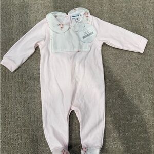 Beebon Pink Floral Kids One Piece